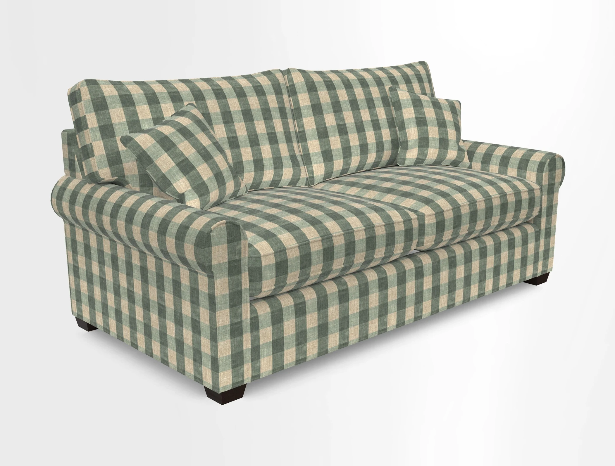 Bignor 3 Seater Sofa in V&A Drawn From Nature Oak Tree Gold