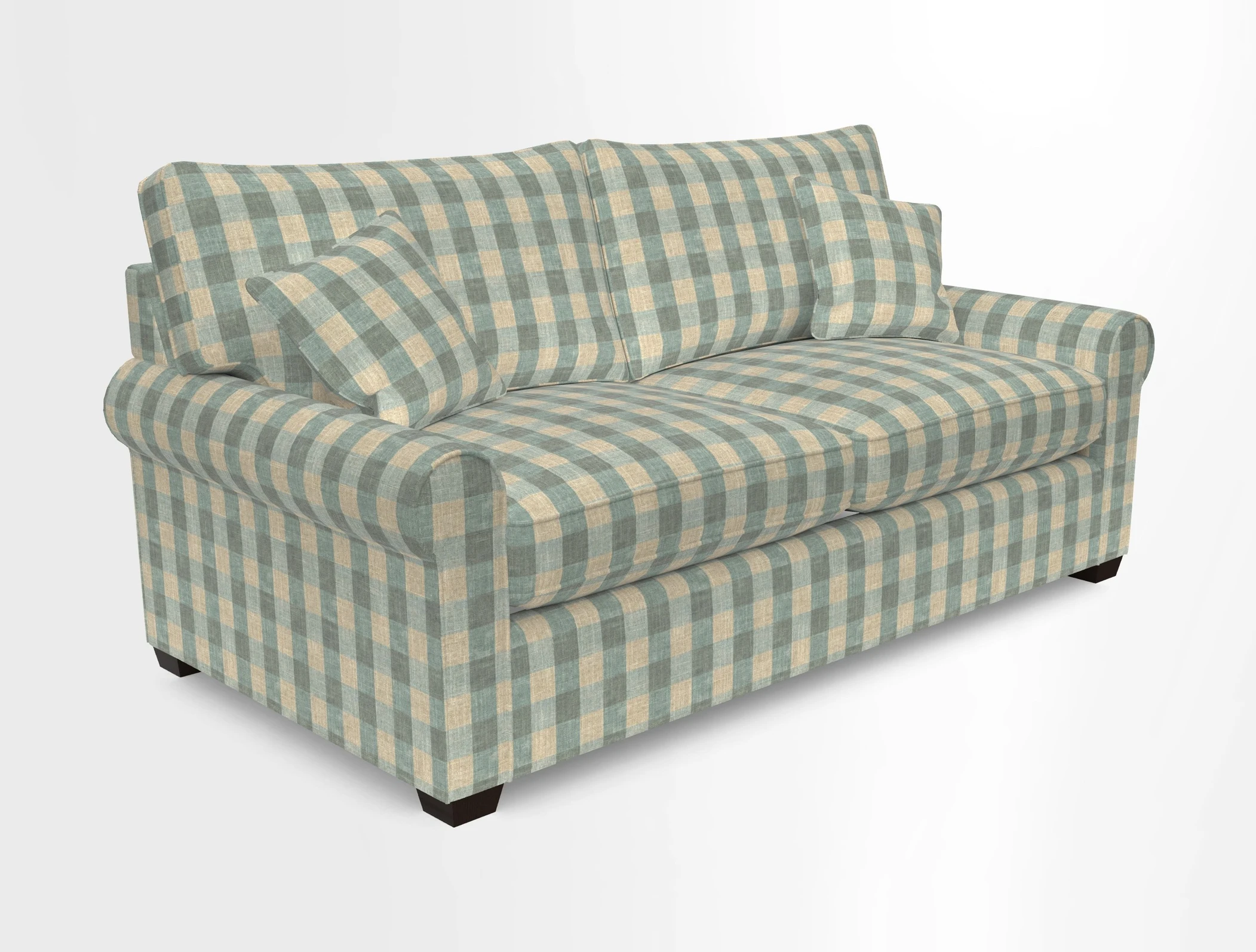 Bignor 3 Seater Sofa in V&A Drawn From Nature Oak Tree Gold