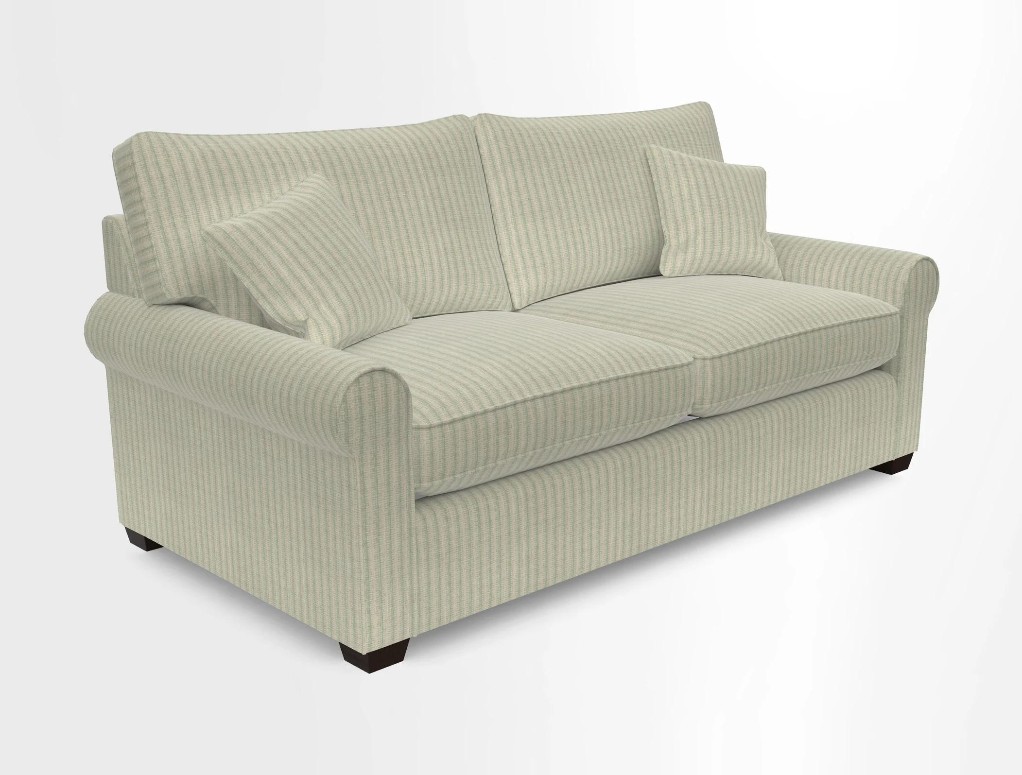 Bignor 3 Seater Sofa in V&A Drawn From Nature Oak Tree Gold
