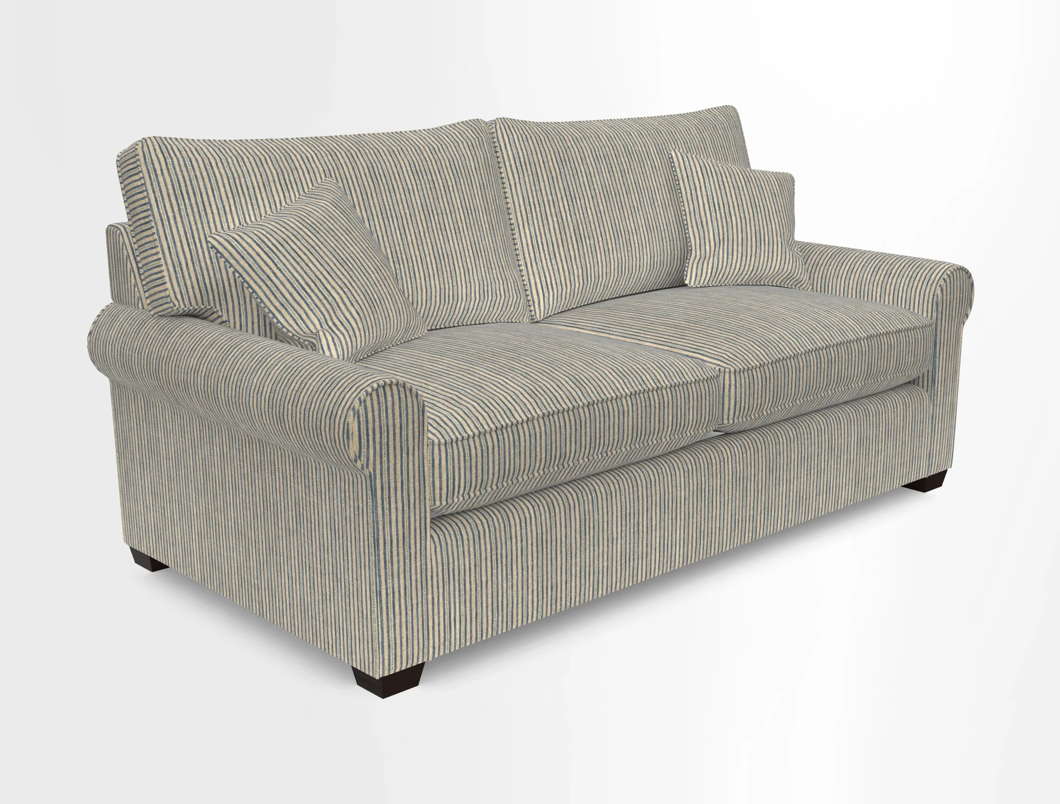 Bignor 3 Seater Sofa in V&A Drawn From Nature Oak Tree Gold