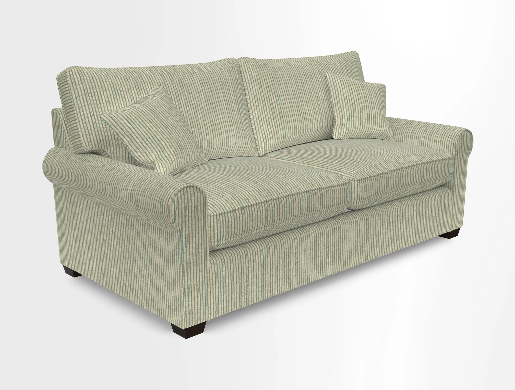 Bignor 3 Seater Sofa in V&A Drawn From Nature Oak Tree Gold