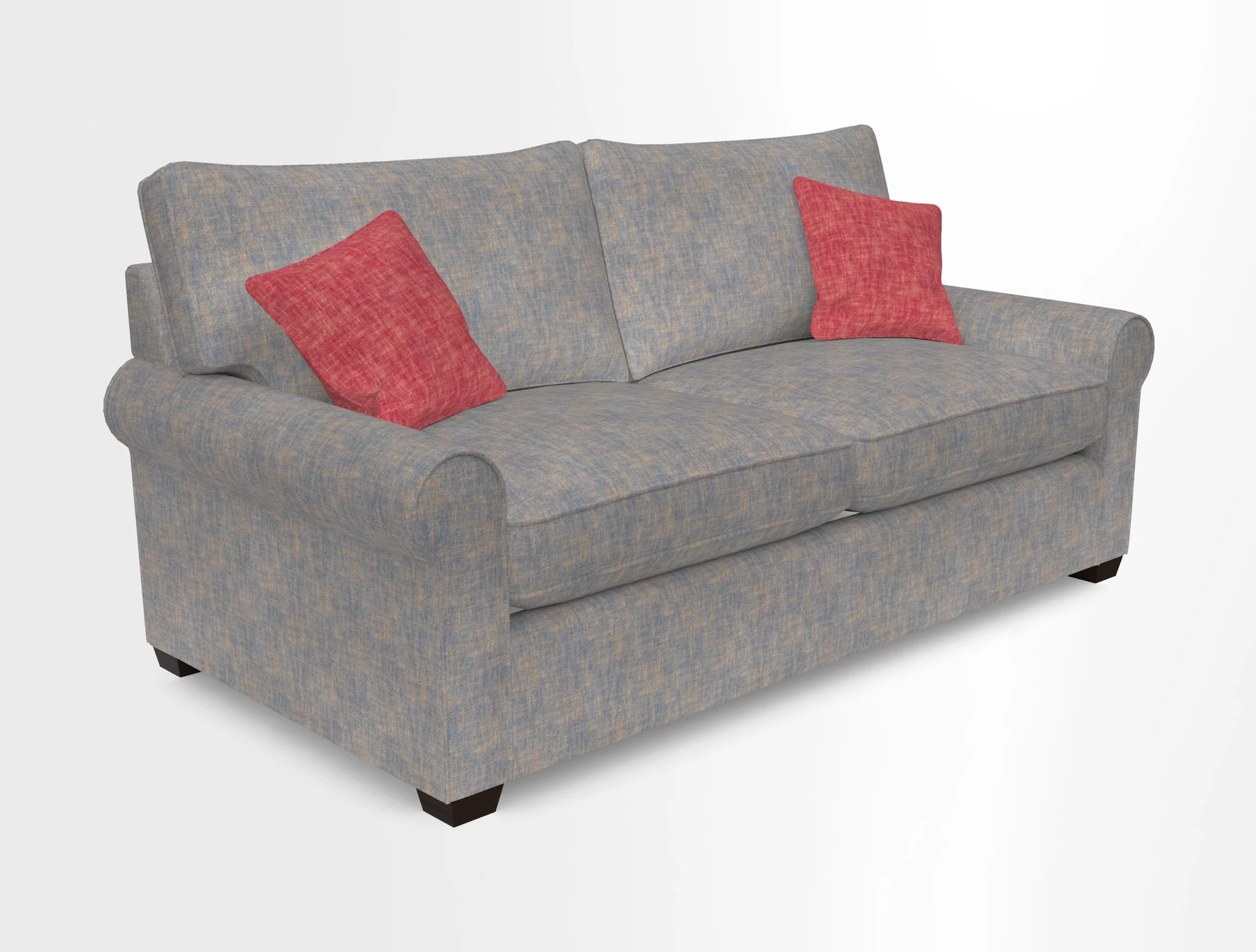 Bignor 3 Seater Sofa in V&A Drawn From Nature Oak Tree Gold