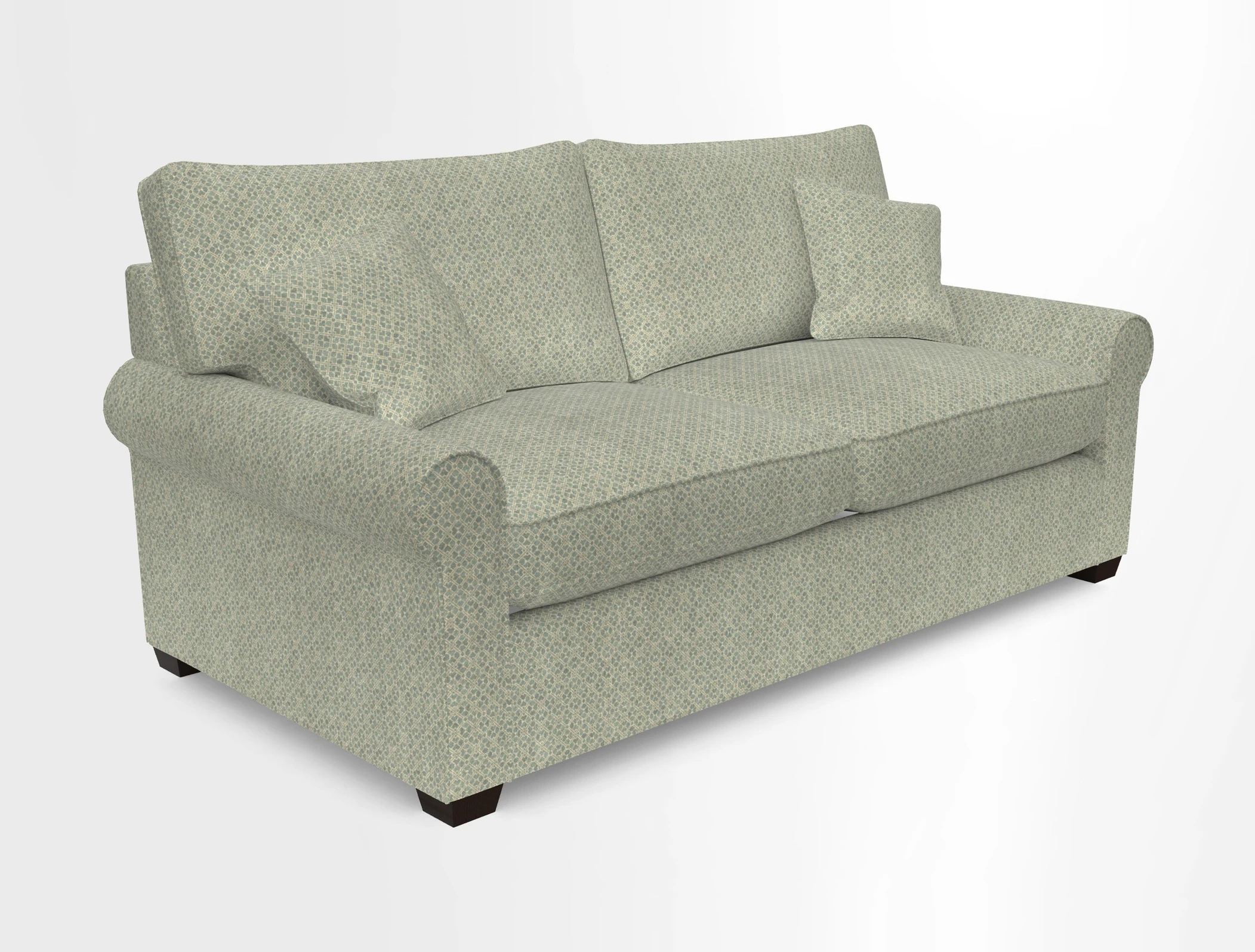 Bignor 3 Seater Sofa in V&A Drawn From Nature Oak Tree Gold