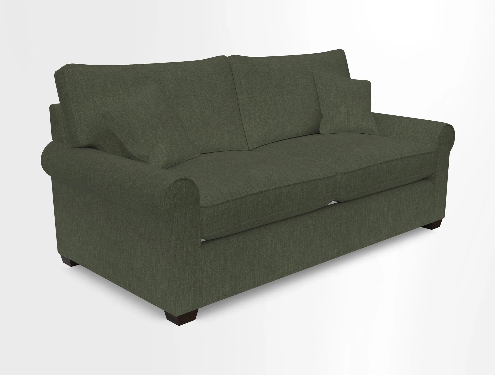 Bignor 3 Seater Sofa in V&A Drawn From Nature Oak Tree Gold