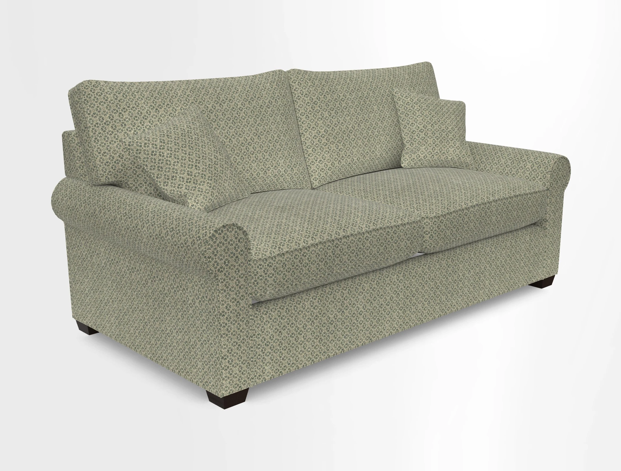 Bignor 3 Seater Sofa in V&A Drawn From Nature Oak Tree Gold