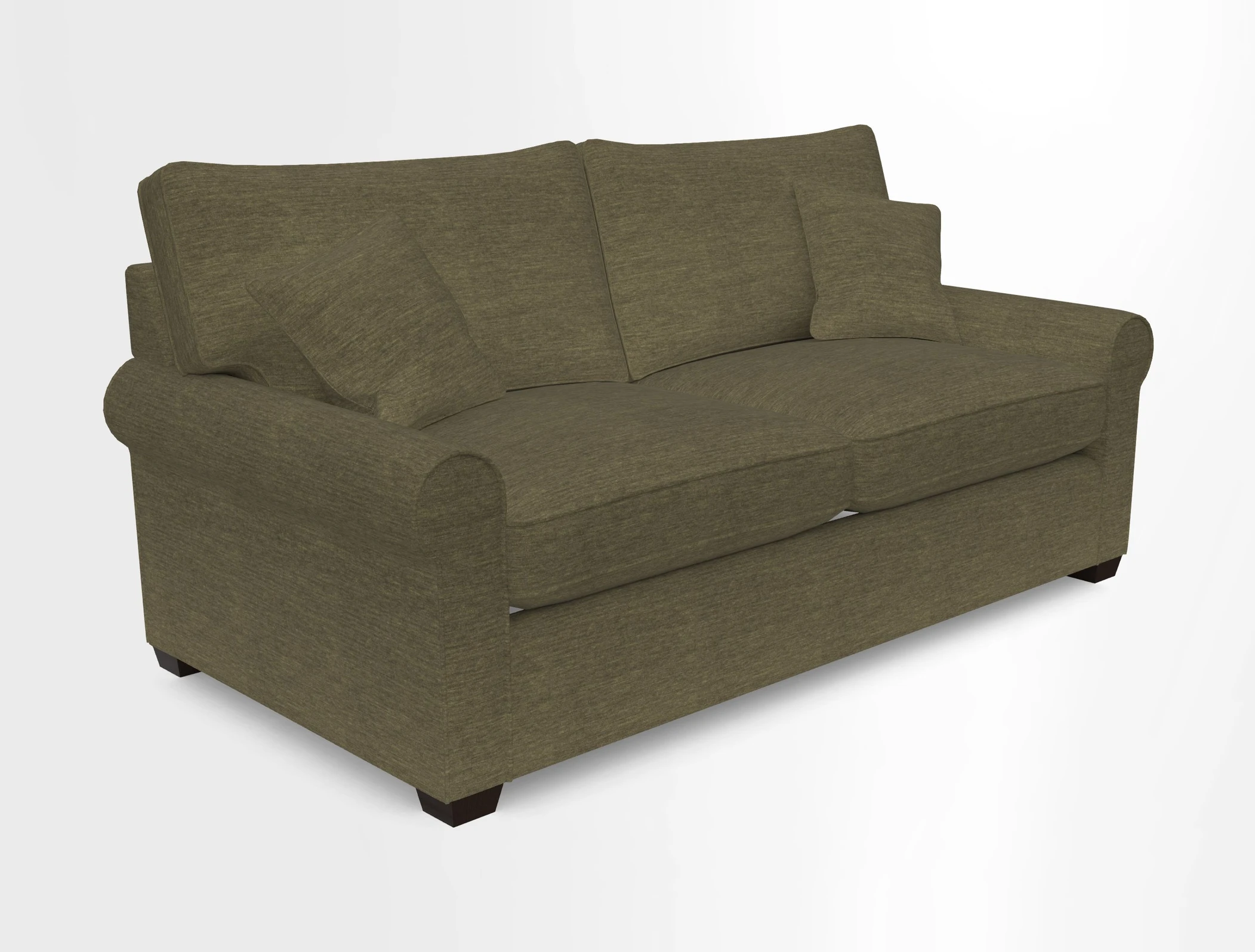 Bignor 3 Seater Sofa in V&A Drawn From Nature Oak Tree Gold
