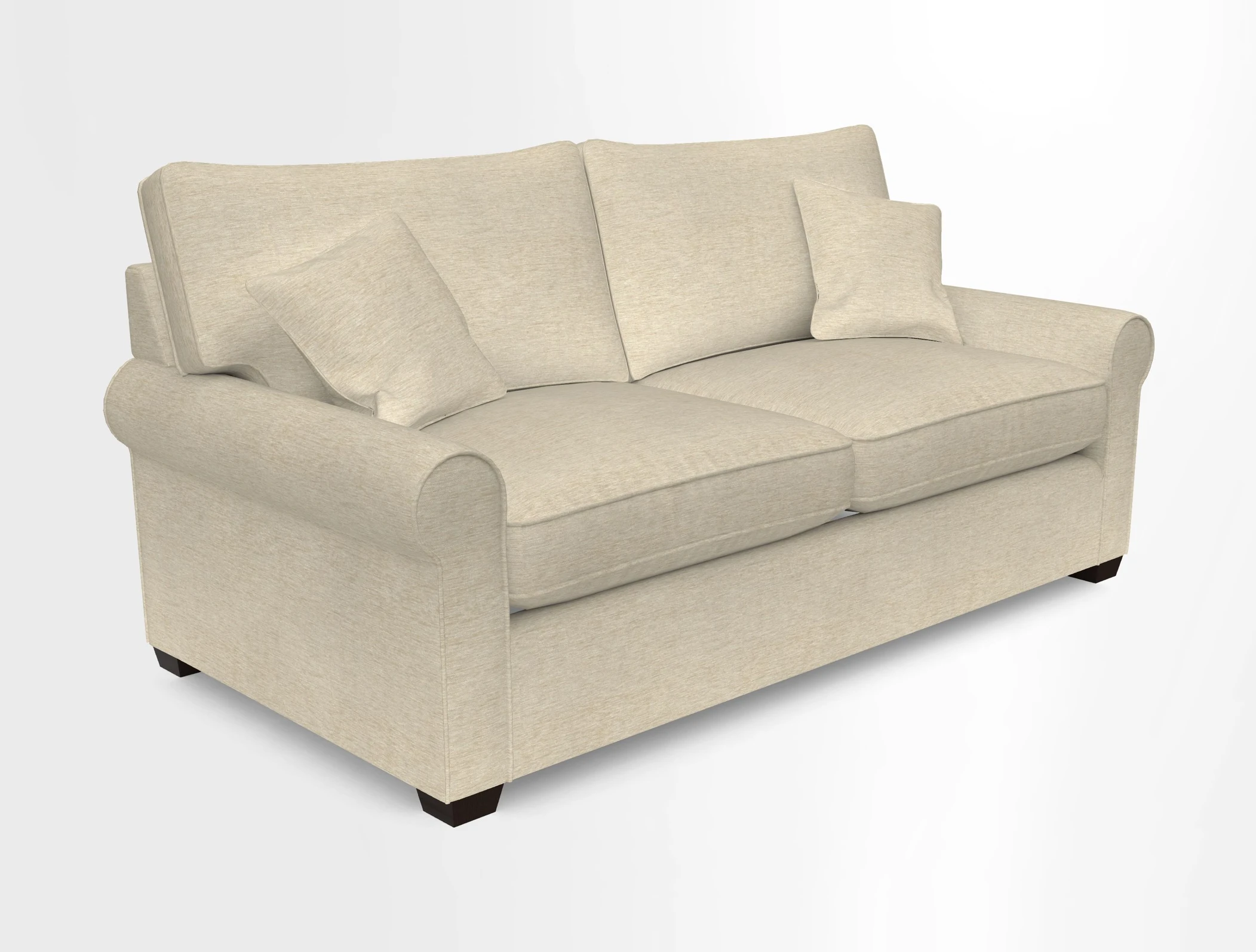Bignor 3 Seater Sofa in V&A Drawn From Nature Oak Tree Gold