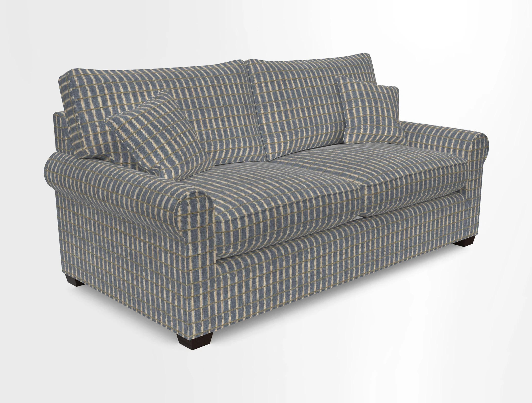 Bignor 3 Seater Sofa in V&A Drawn From Nature Oak Tree Gold