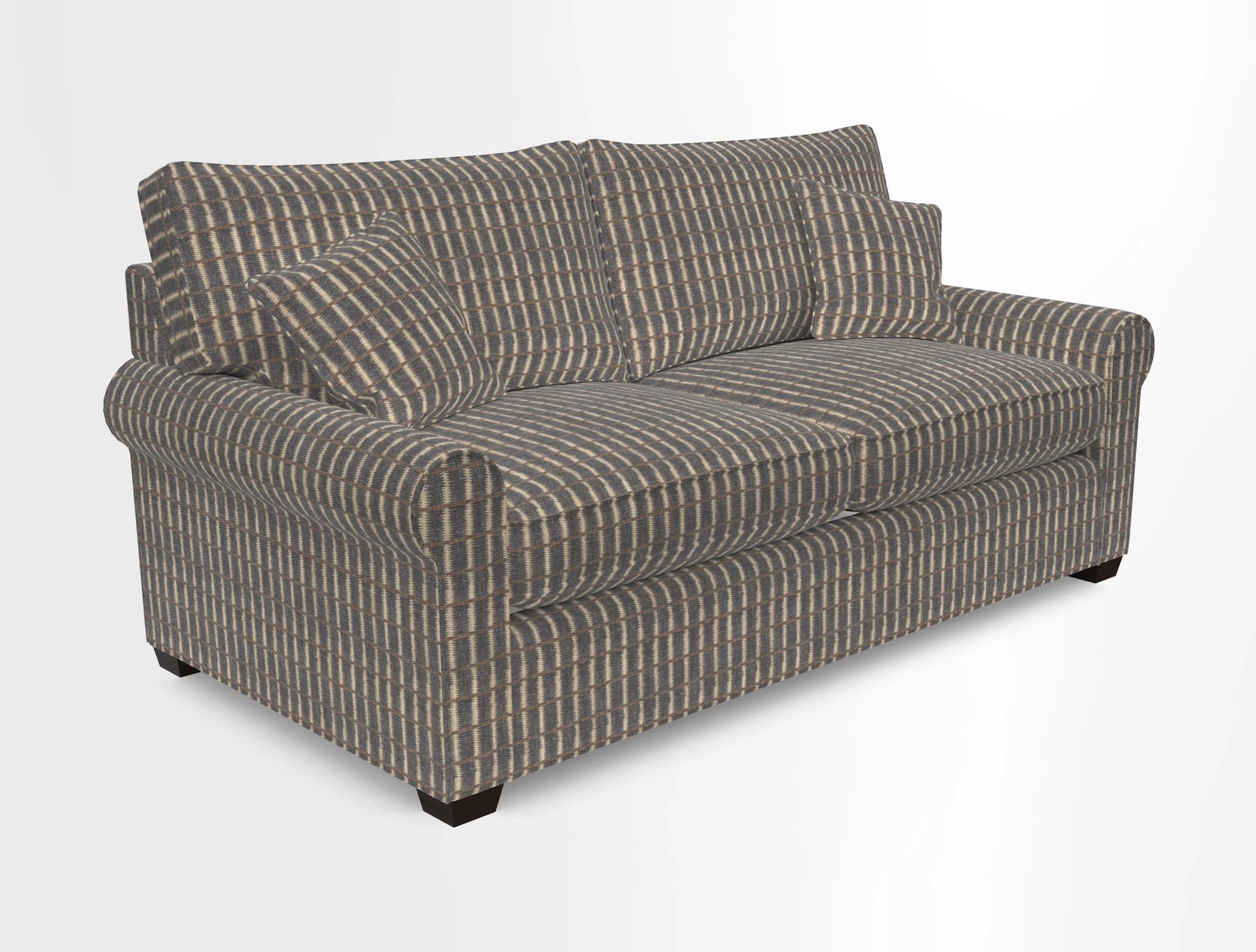 Bignor 3 Seater Sofa in V&A Drawn From Nature Oak Tree Gold