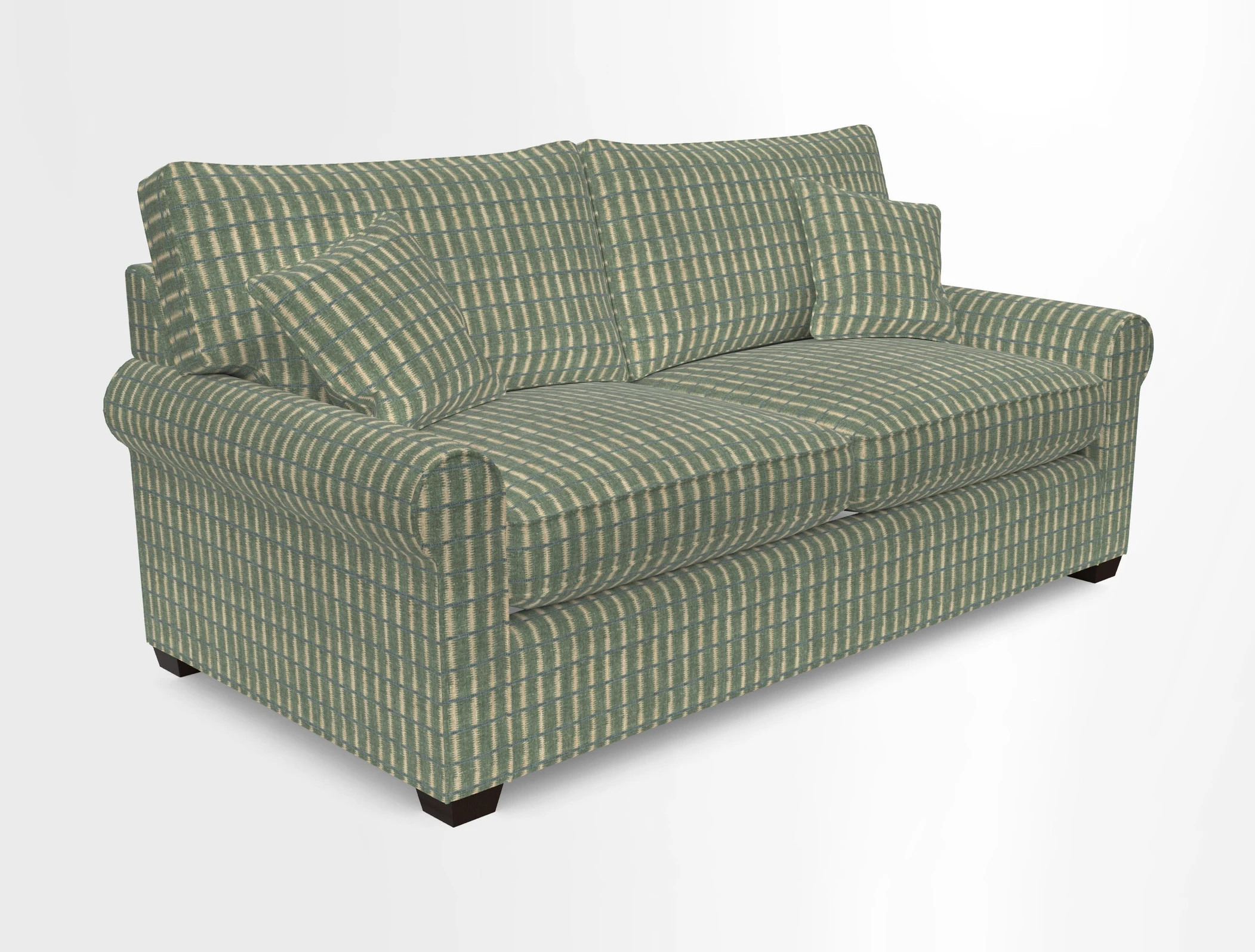 Bignor 3 Seater Sofa in V&A Drawn From Nature Oak Tree Gold