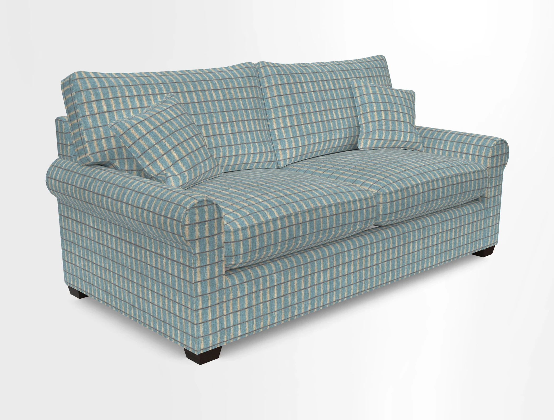 Bignor 3 Seater Sofa in V&A Drawn From Nature Oak Tree Gold