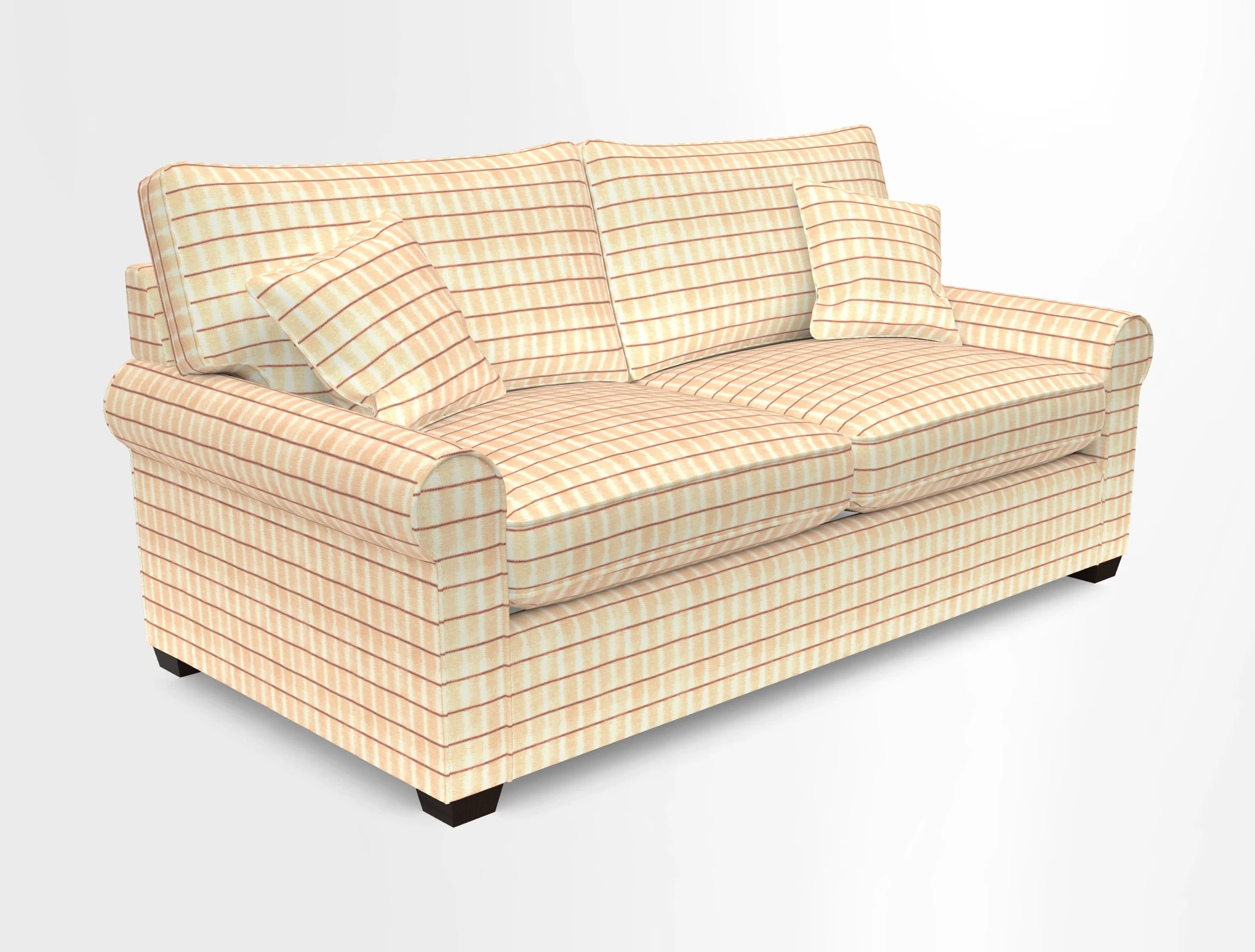 Bignor 3 Seater Sofa in V&A Drawn From Nature Oak Tree Gold
