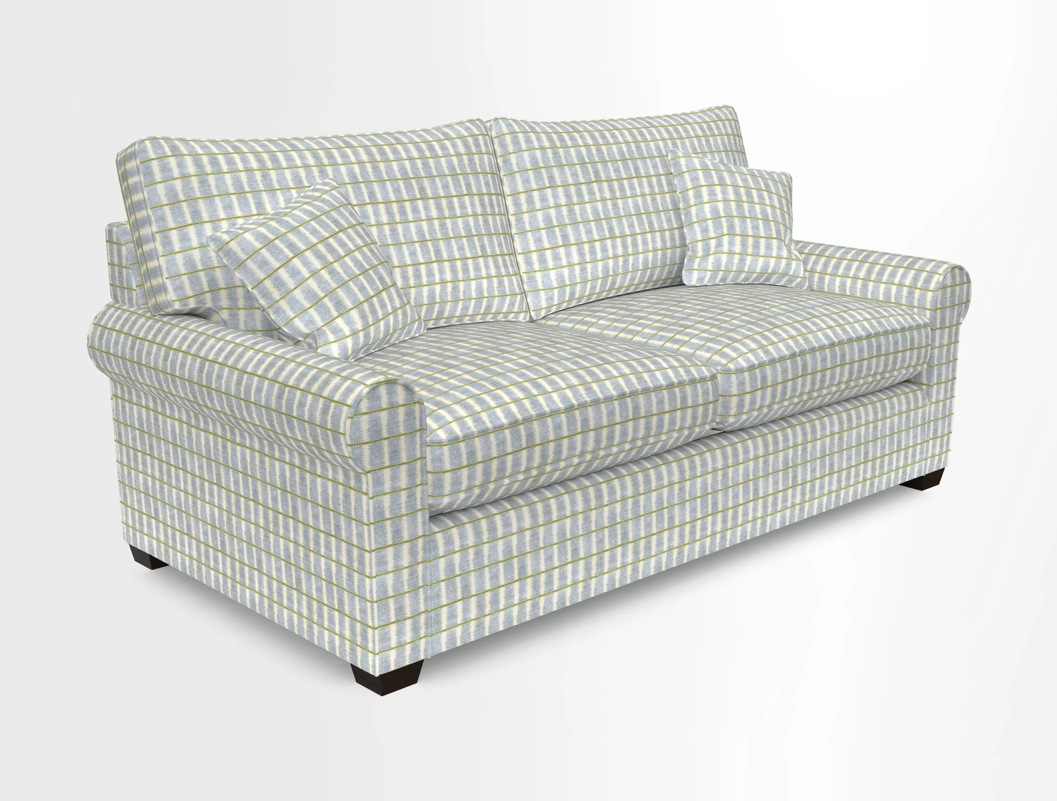 Bignor 3 Seater Sofa in V&A Drawn From Nature Oak Tree Gold