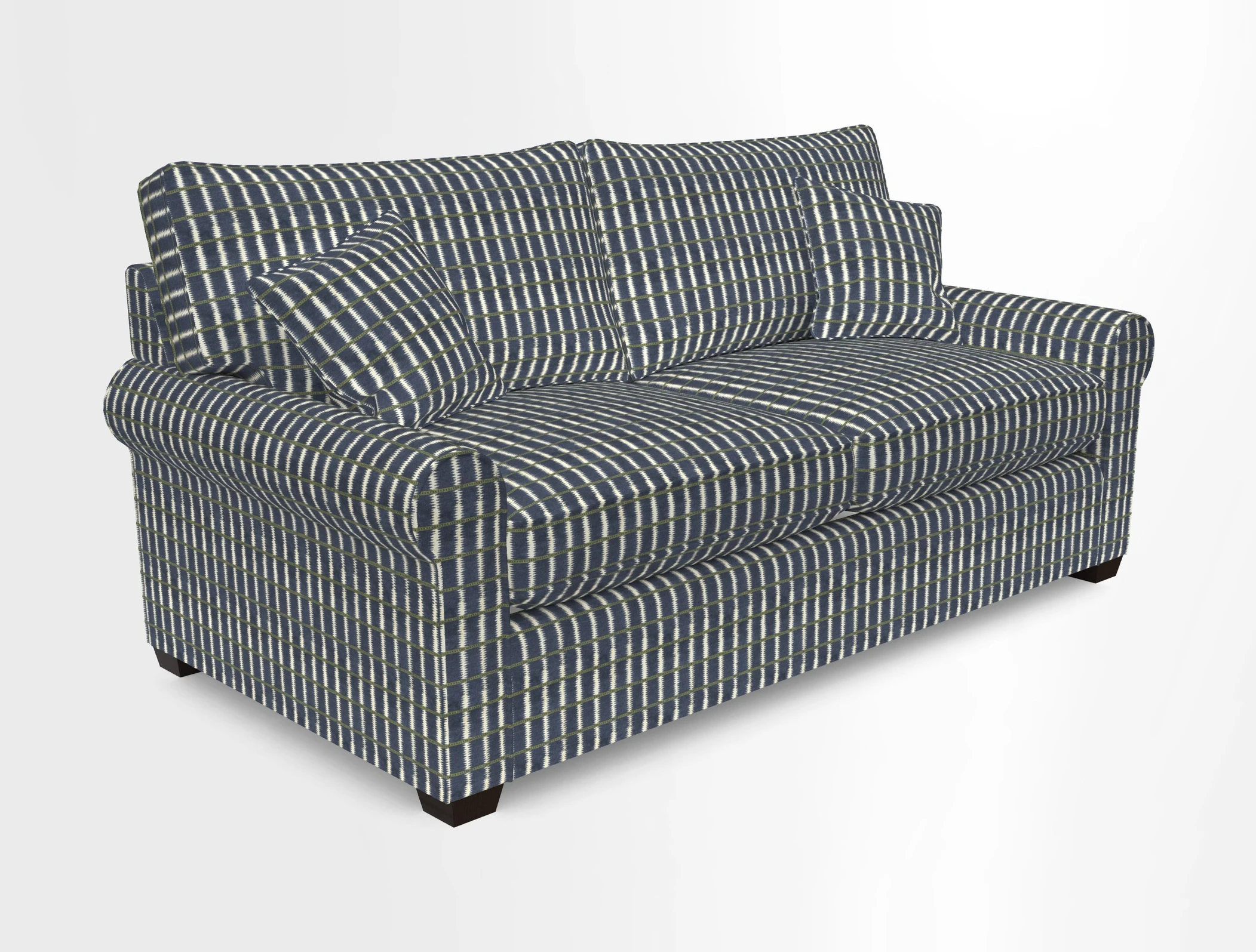 Bignor 3 Seater Sofa in V&A Drawn From Nature Oak Tree Gold