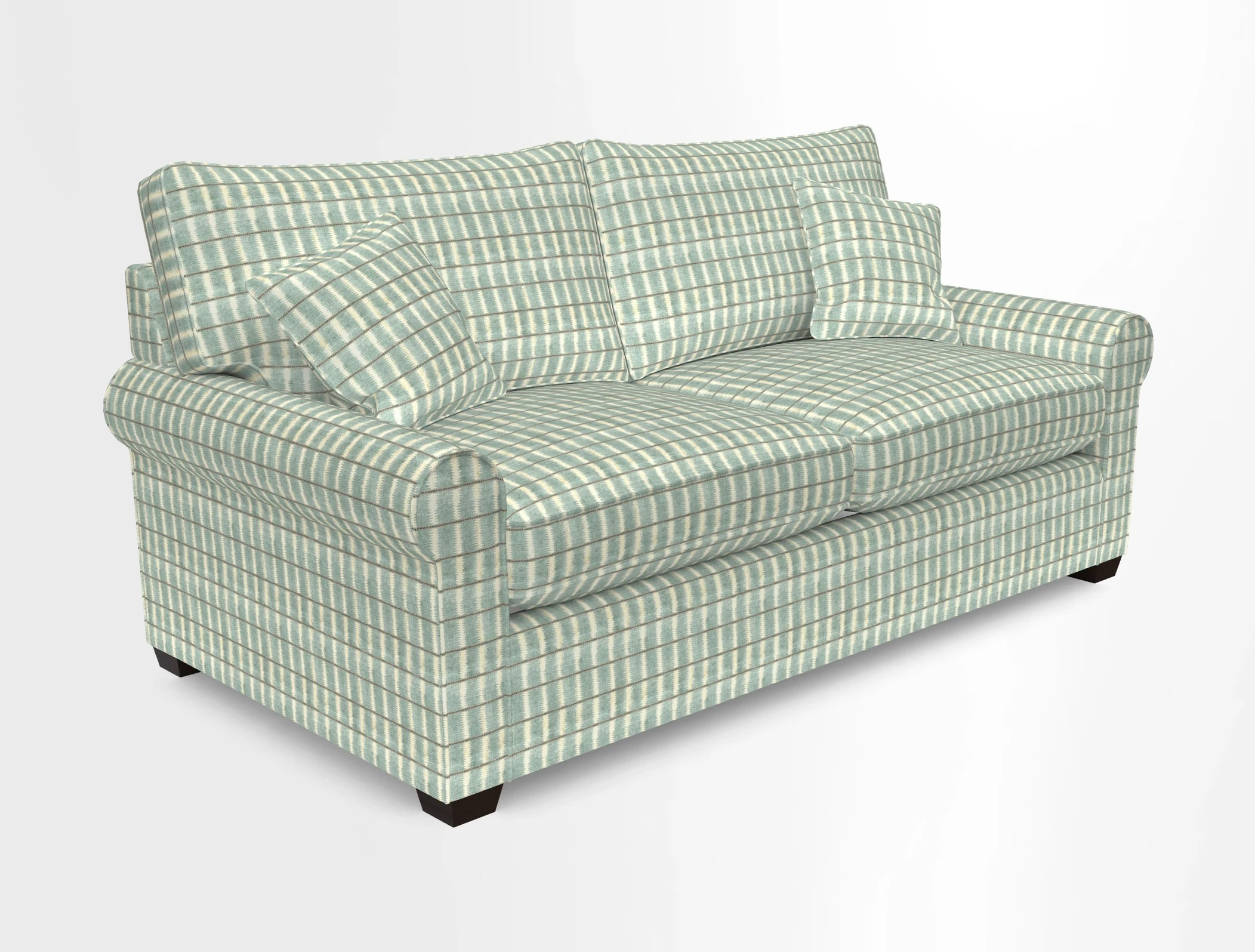 Bignor 3 Seater Sofa in V&A Drawn From Nature Oak Tree Gold