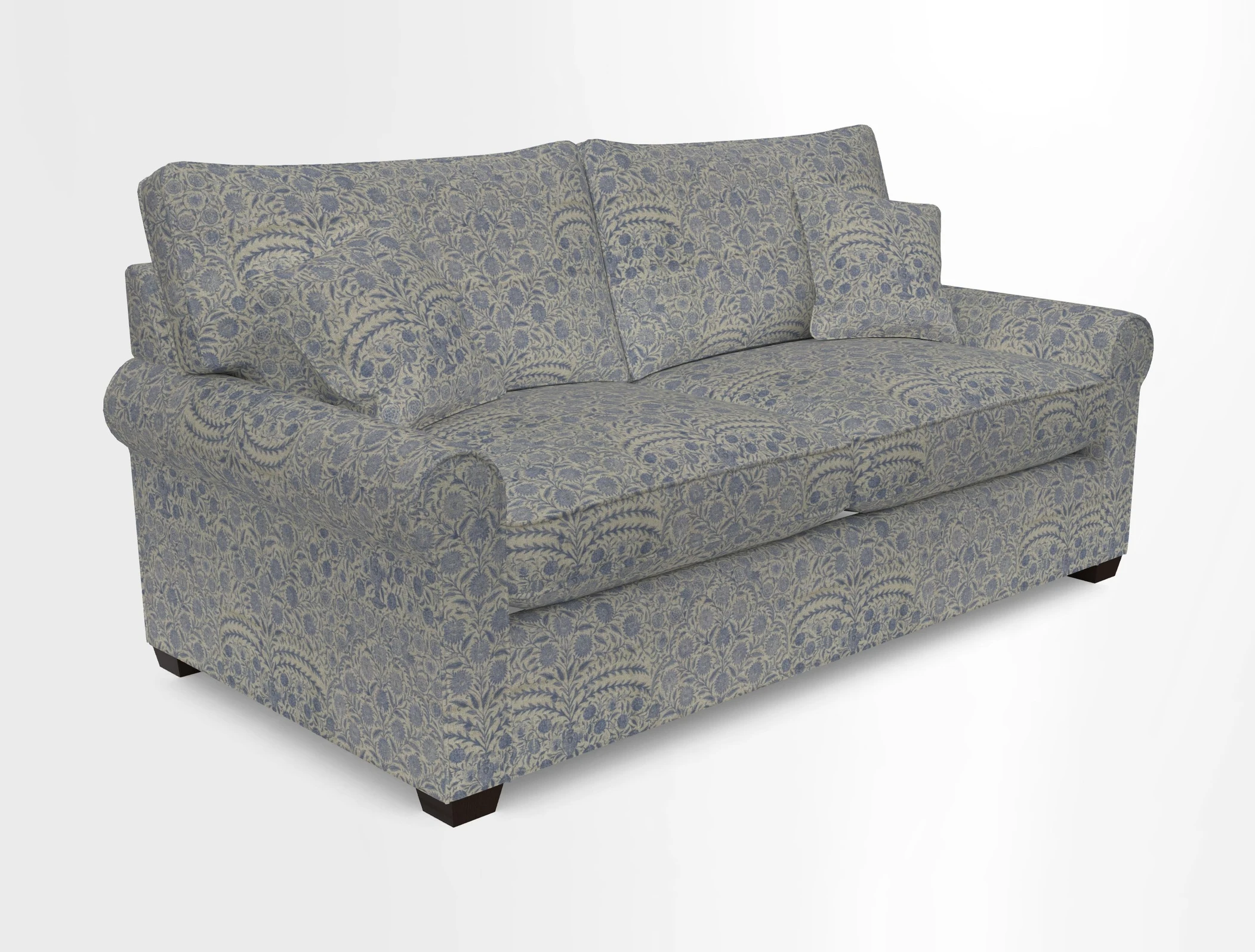 Bignor 3 Seater Sofa in V&A Drawn From Nature Oak Tree Gold