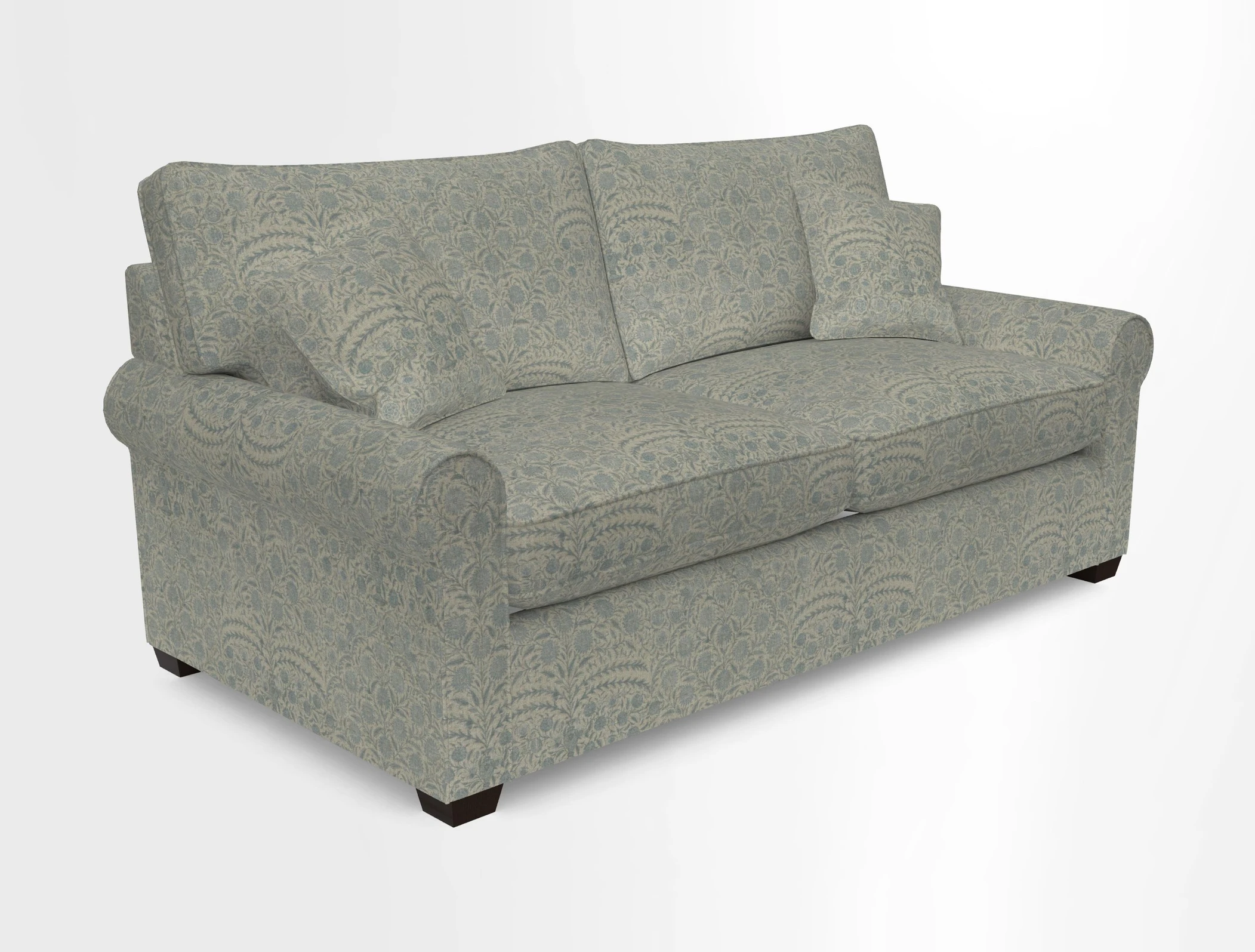 Bignor 3 Seater Sofa in V&A Drawn From Nature Oak Tree Gold