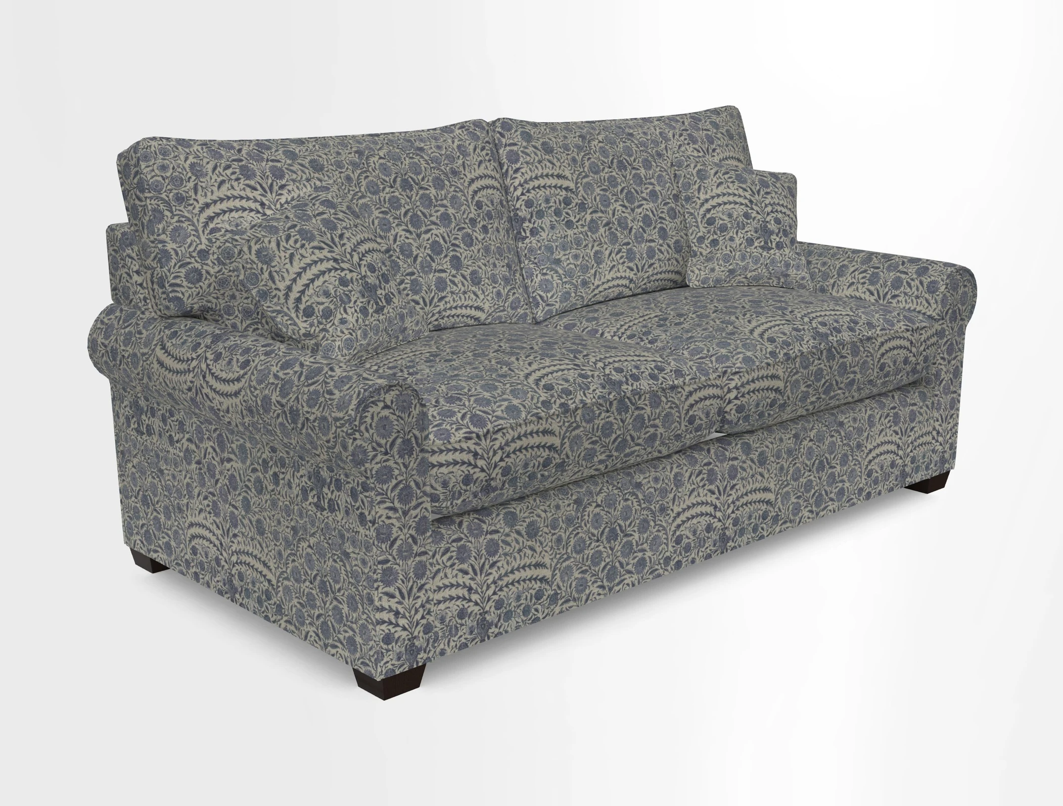 Bignor 3 Seater Sofa in V&A Drawn From Nature Oak Tree Gold