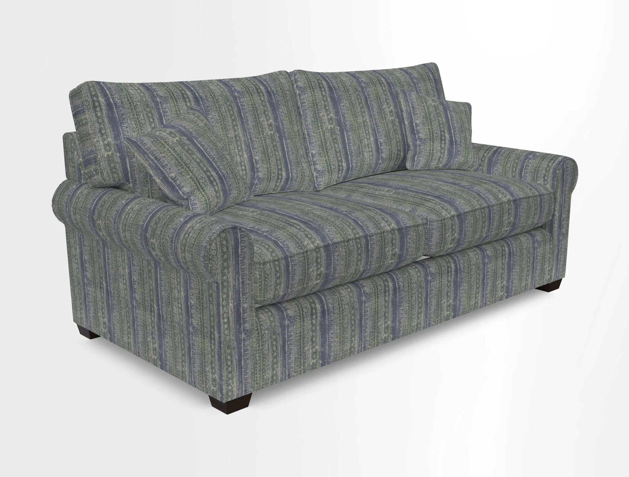 Bignor 3 Seater Sofa in V&A Drawn From Nature Oak Tree Gold