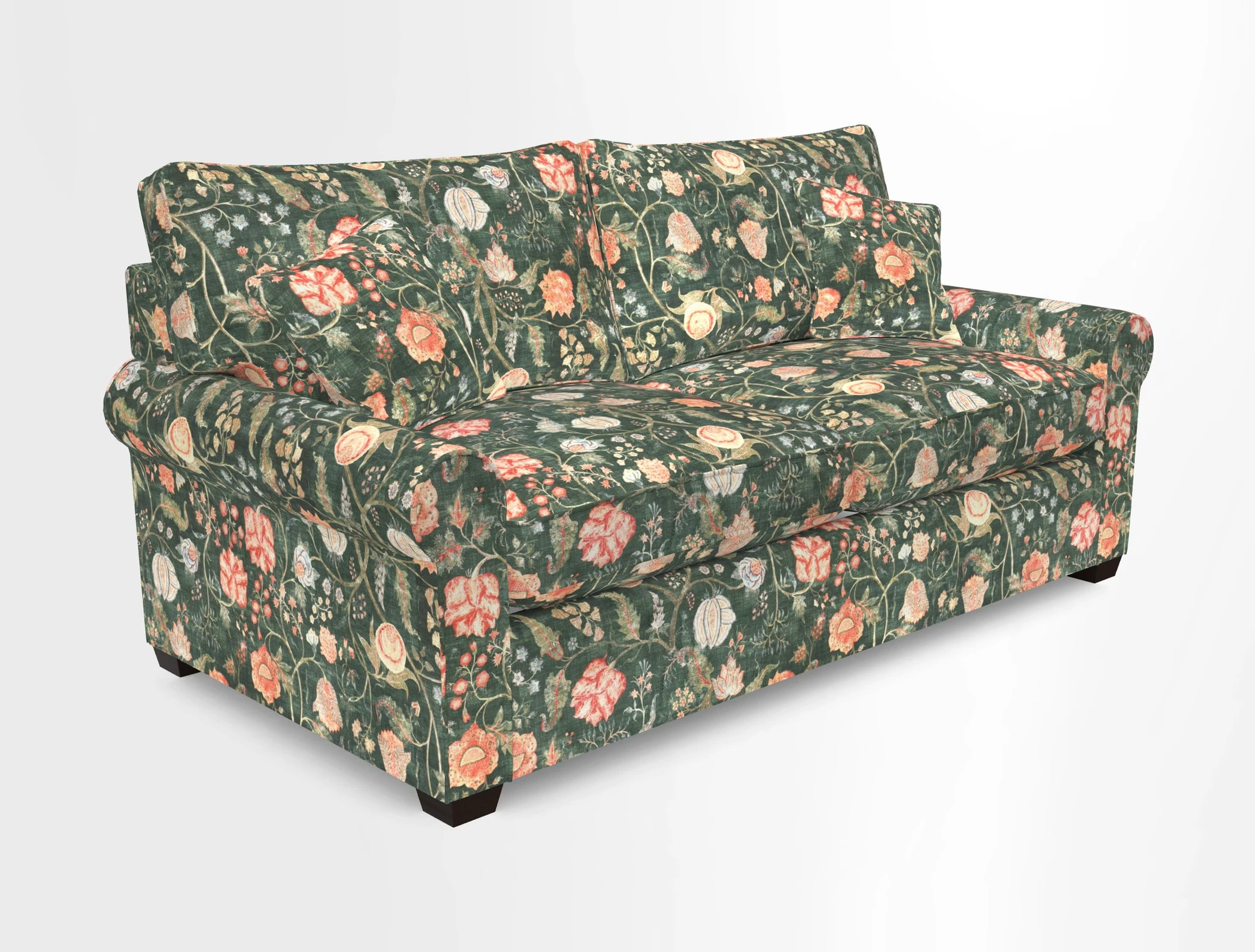 Bignor 3 Seater Sofa in V&A Drawn From Nature Oak Tree Gold