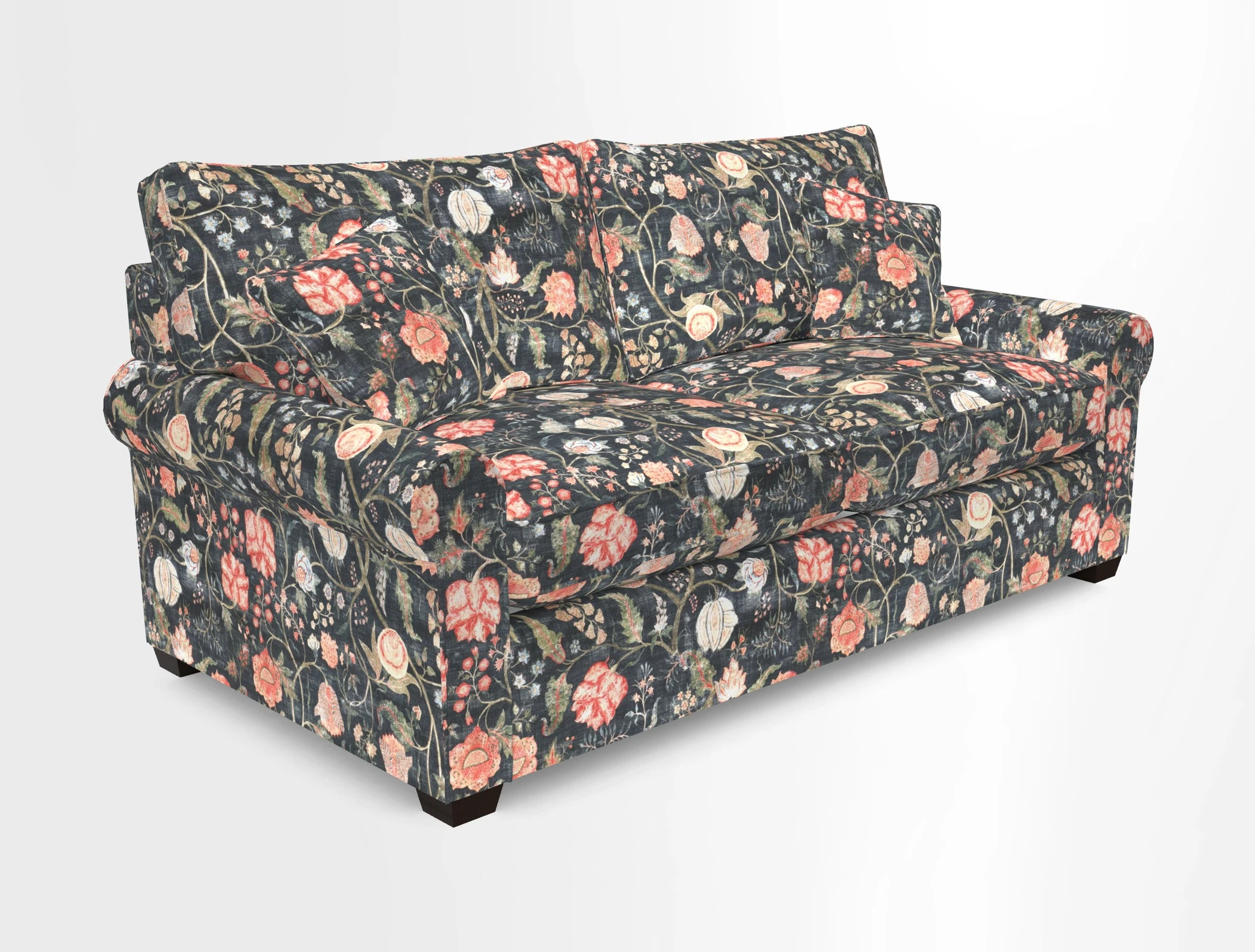 Bignor 3 Seater Sofa in V&A Drawn From Nature Oak Tree Gold