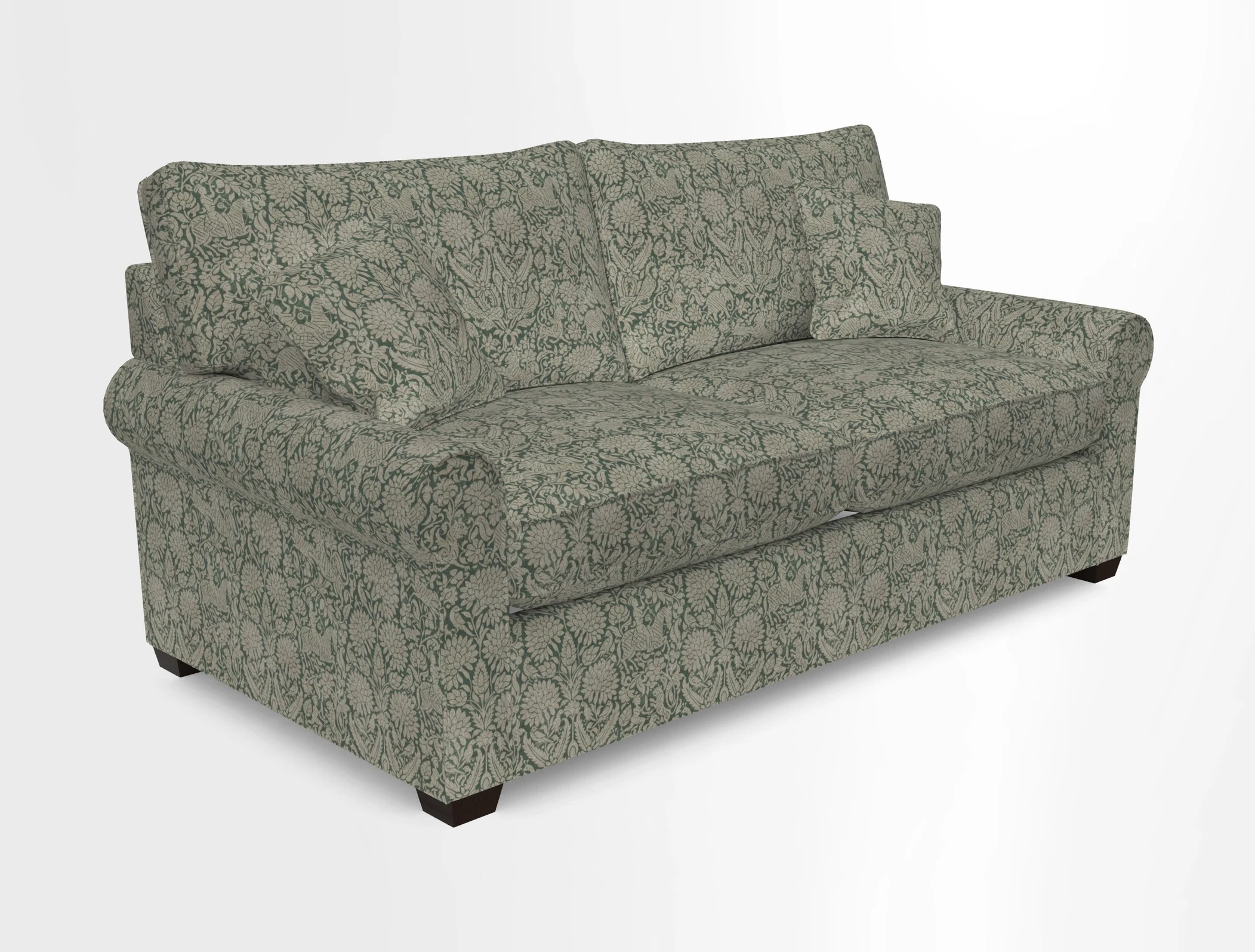 Bignor 3 Seater Sofa in V&A Drawn From Nature Oak Tree Gold