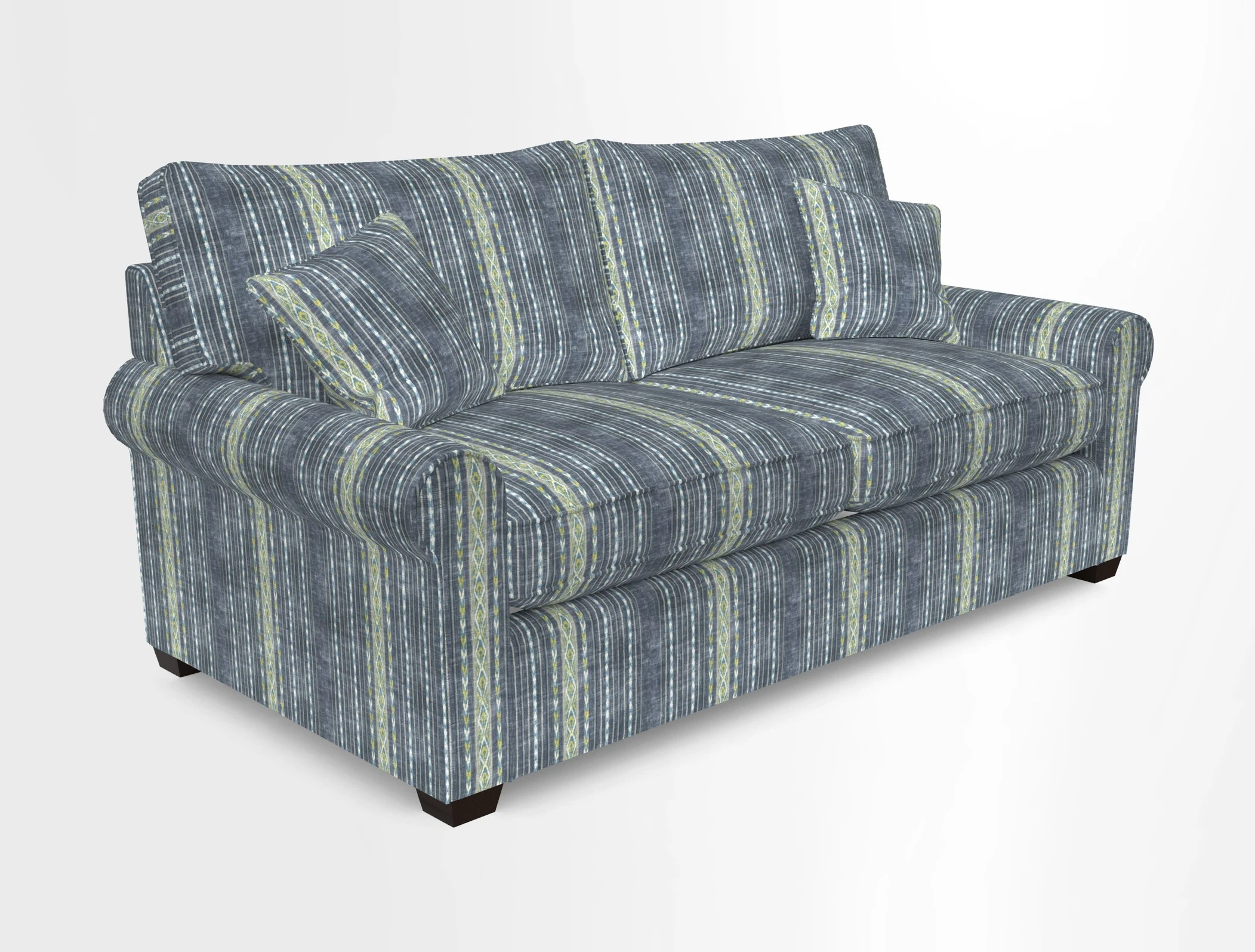 Bignor 3 Seater Sofa in V&A Drawn From Nature Oak Tree Gold