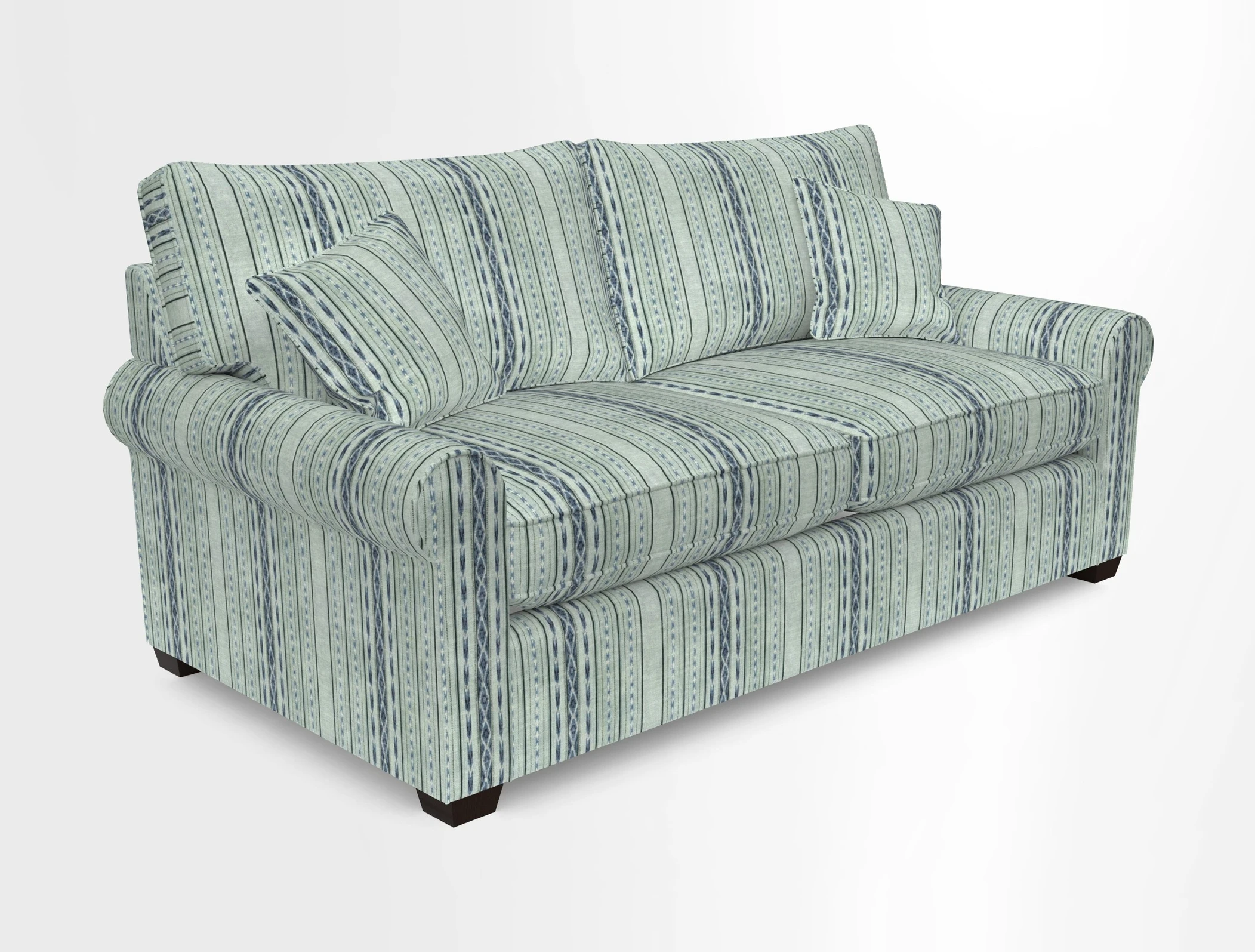 Bignor 3 Seater Sofa in V&A Drawn From Nature Oak Tree Gold