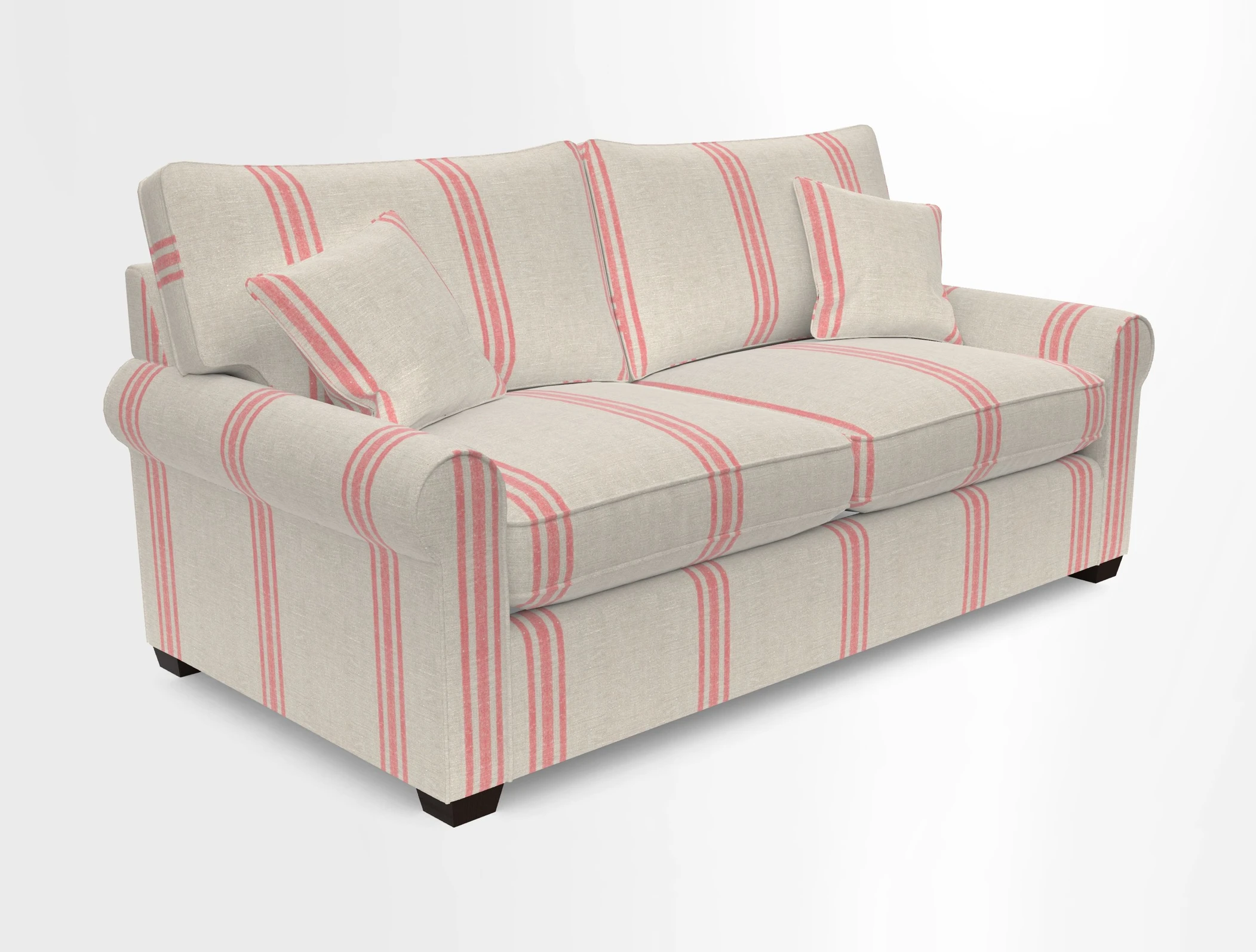 Bignor 3 Seater Sofa in V&A Drawn From Nature Oak Tree Gold
