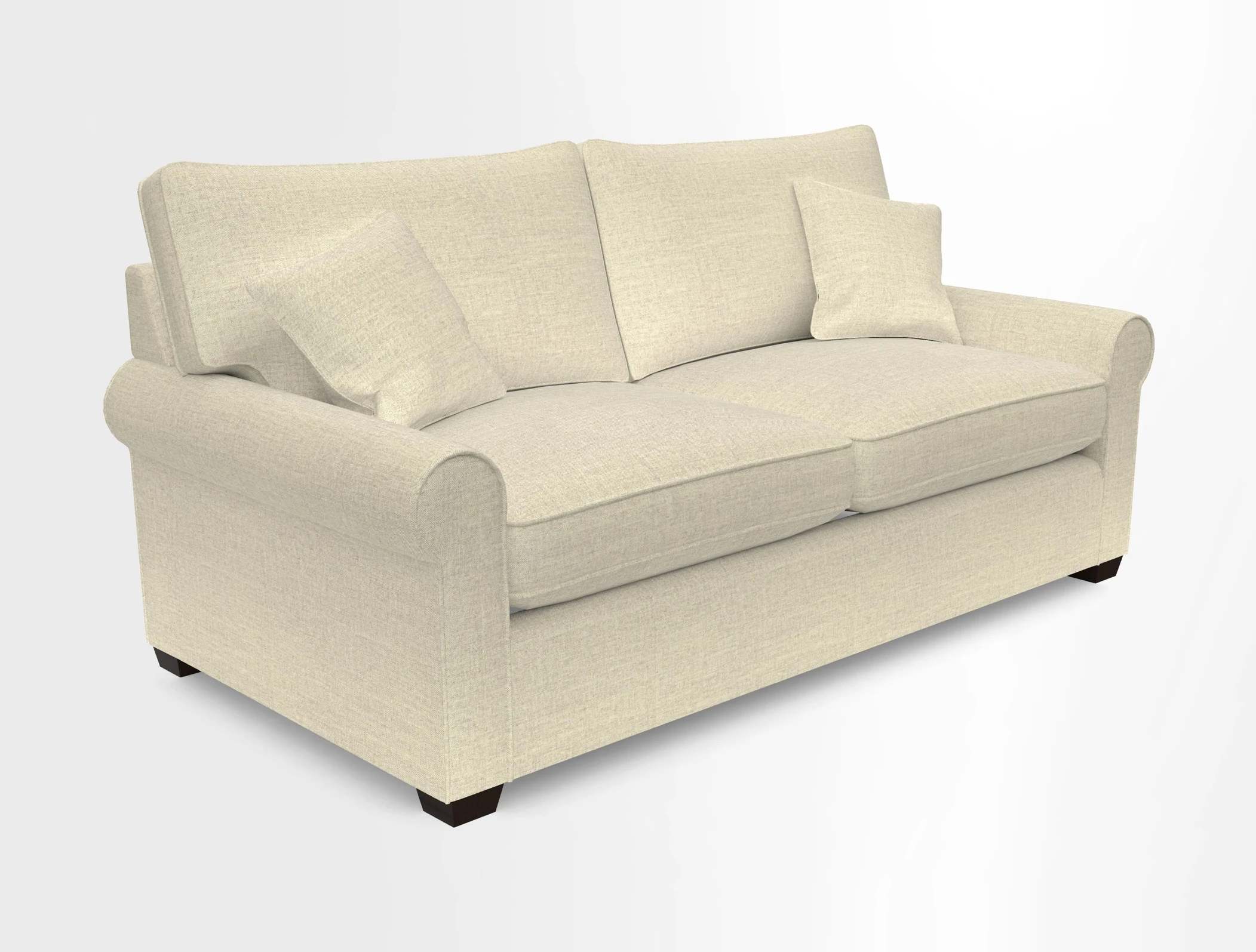 Bignor 3 Seater Sofa in V&A Drawn From Nature Oak Tree Gold