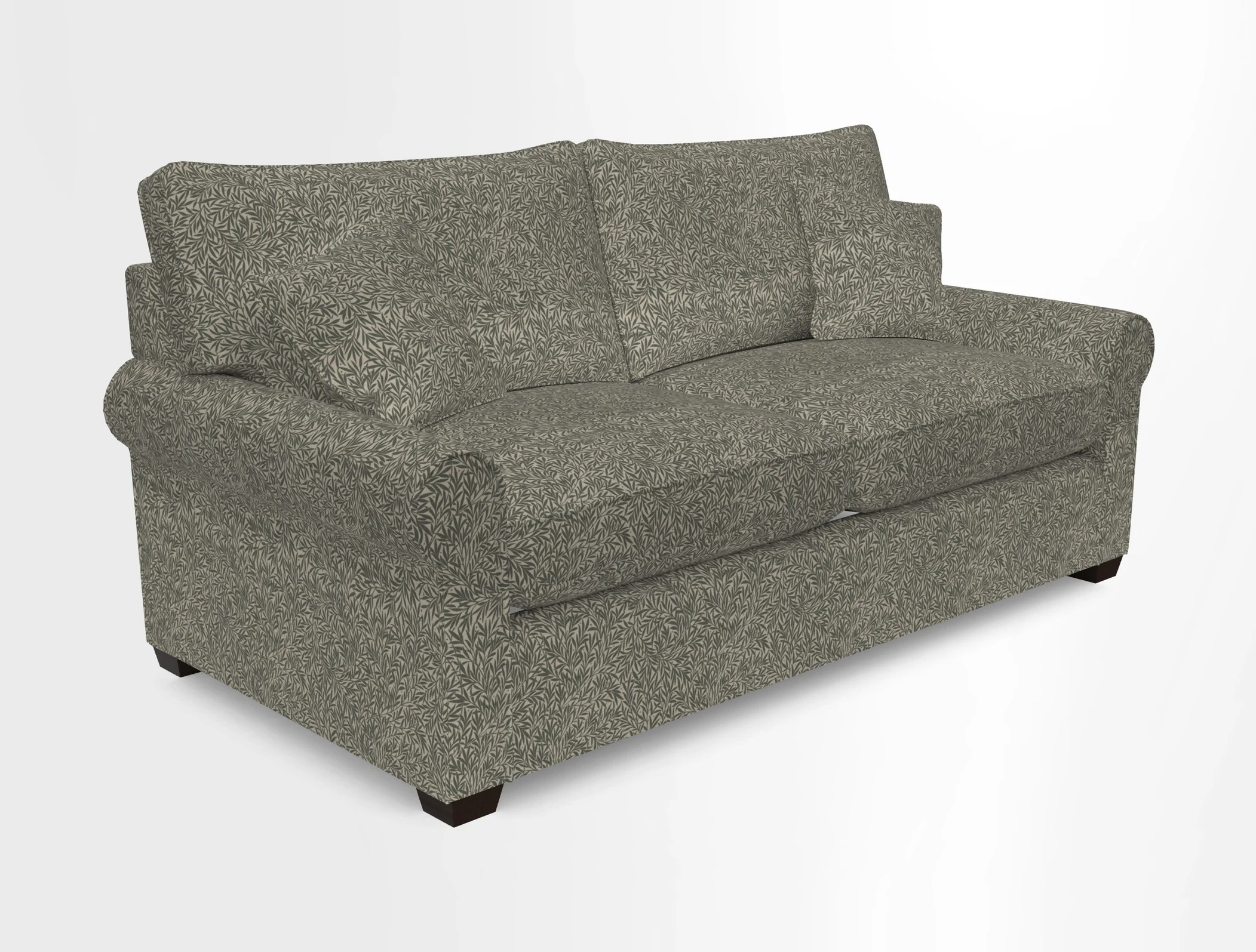 Bignor 3 Seater Sofa in V&A Drawn From Nature Oak Tree Gold