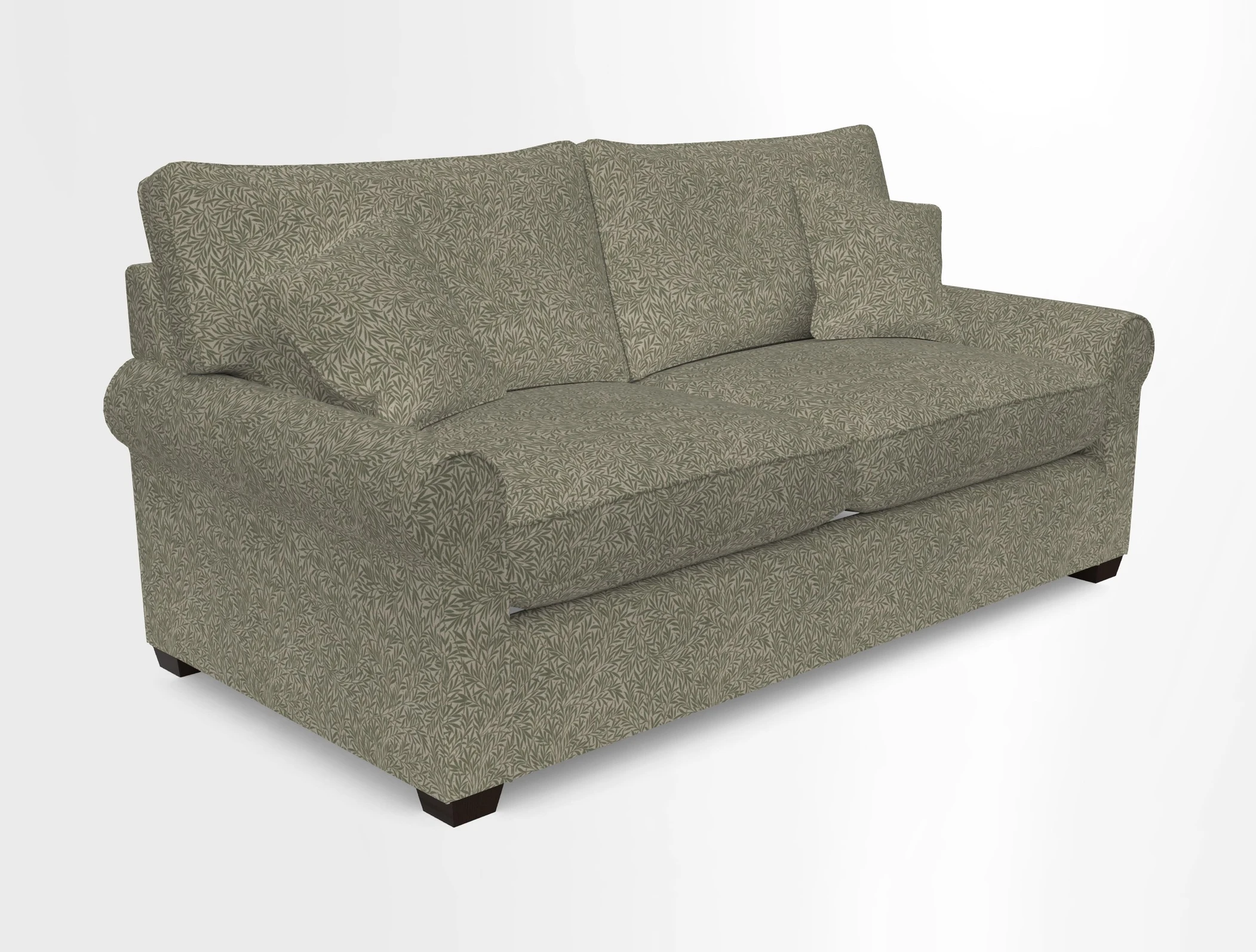 Bignor 3 Seater Sofa in V&A Drawn From Nature Oak Tree Gold