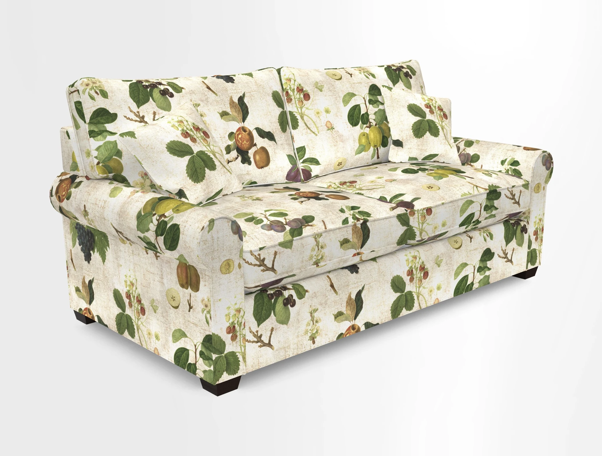 Bignor 3 Seater Sofa in V&A Drawn From Nature Oak Tree Gold