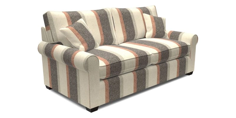 Bignor 3 Seater Sofa in V&A Drawn From Nature Oak Tree Gold