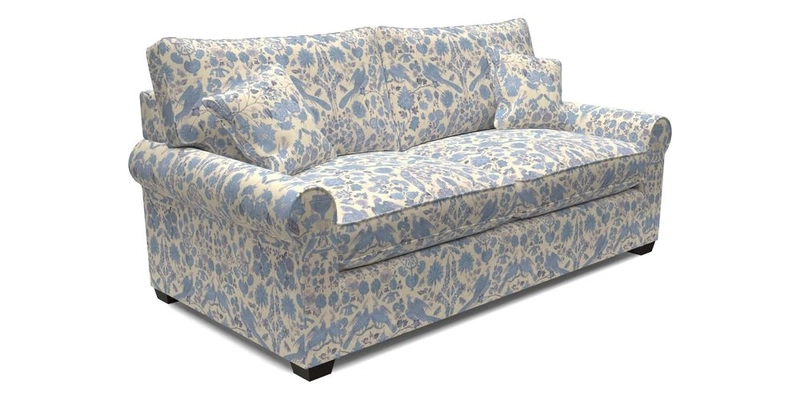 Bignor 3 Seater Sofa in V&A Drawn From Nature Oak Tree Gold