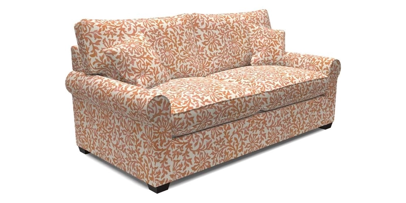 Bignor 3 Seater Sofa in V&A Drawn From Nature Oak Tree Gold