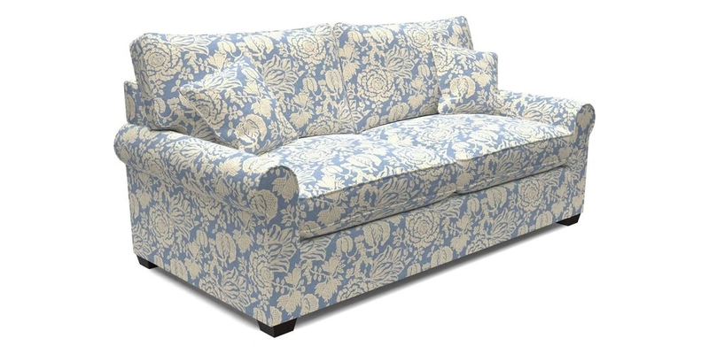 Bignor 3 Seater Sofa in V&A Drawn From Nature Oak Tree Gold
