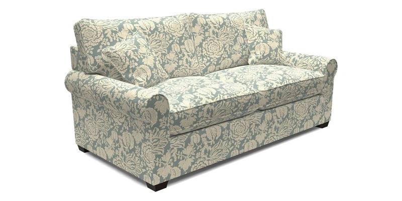 Bignor 3 Seater Sofa in V&A Drawn From Nature Oak Tree Gold