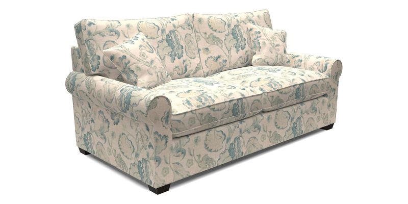 Bignor 3 Seater Sofa in V&A Drawn From Nature Oak Tree Gold