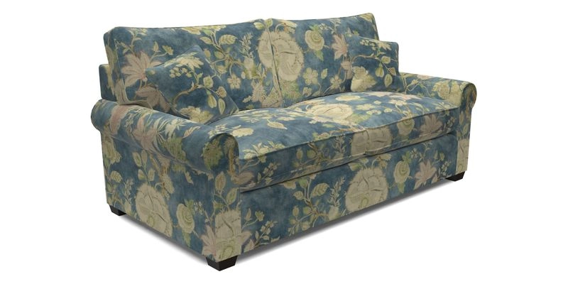 Bignor 3 Seater Sofa in V&A Drawn From Nature Oak Tree Gold