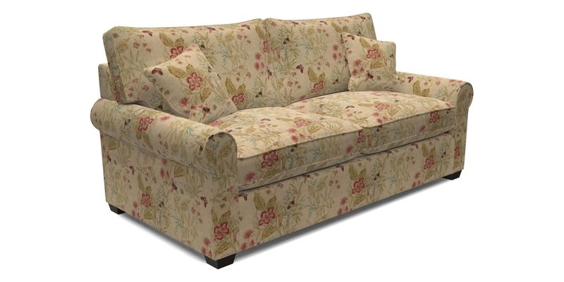 Bignor 3 Seater Sofa in V&A Drawn From Nature Oak Tree Gold