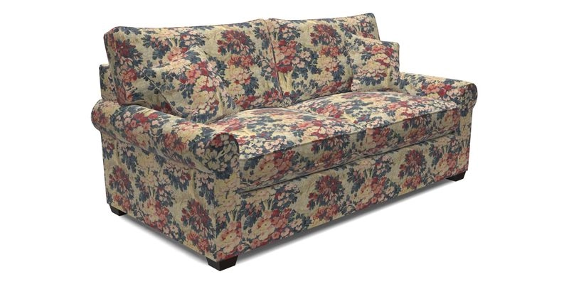 Bignor 3 Seater Sofa in V&A Drawn From Nature Oak Tree Gold