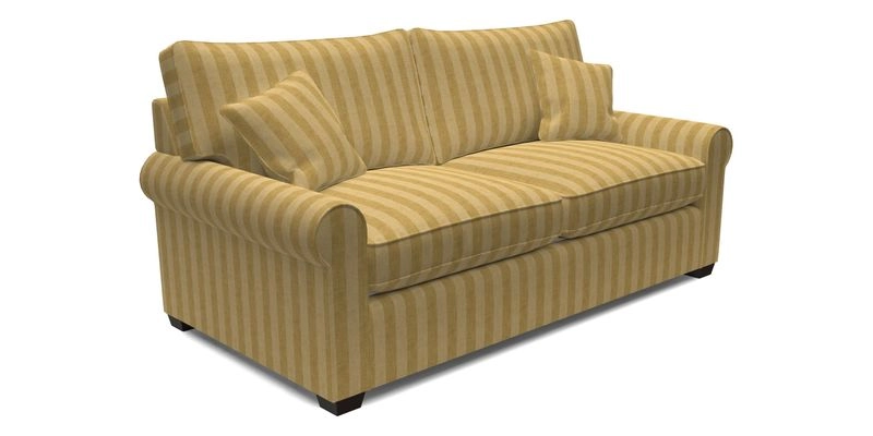 Bignor 3 Seater Sofa in V&A Drawn From Nature Oak Tree Gold