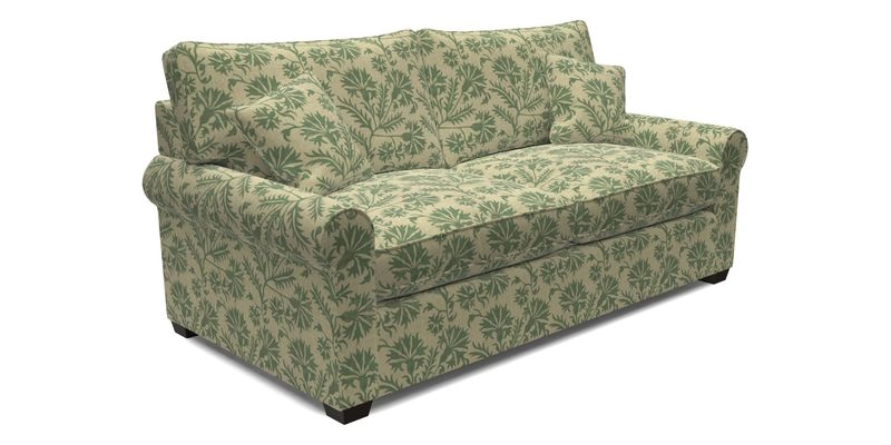Bignor 3 Seater Sofa in V&A Drawn From Nature Oak Tree Gold