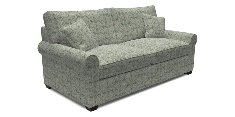 Bignor 3 Seater Sofa in V&A Drawn From Nature Oak Tree Gold