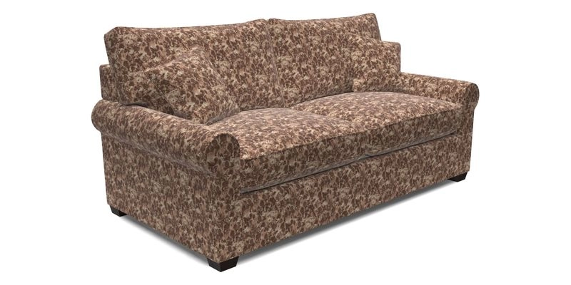 Bignor 3 Seater Sofa in V&A Drawn From Nature Oak Tree Gold