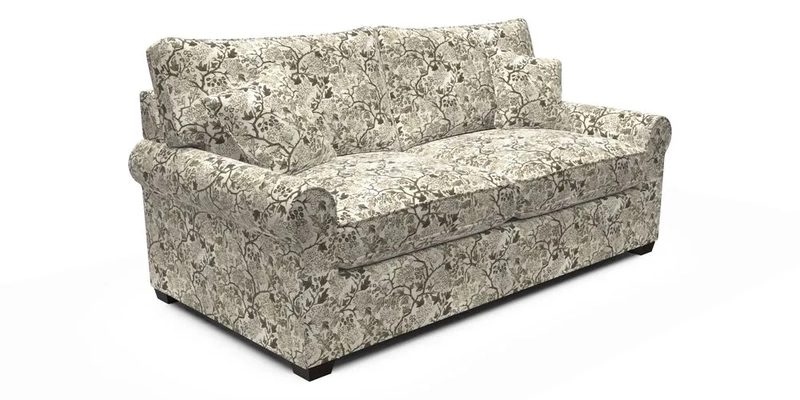 Bignor 3 Seater Sofa in V&A Drawn From Nature Oak Tree Gold