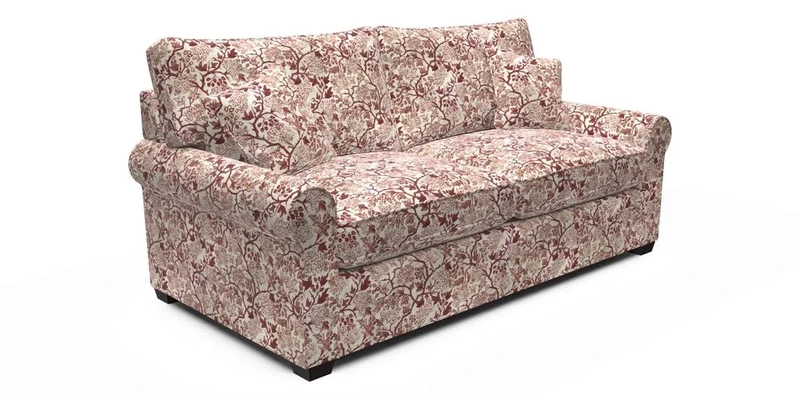 Bignor 3 Seater Sofa in V&A Drawn From Nature Oak Tree Gold