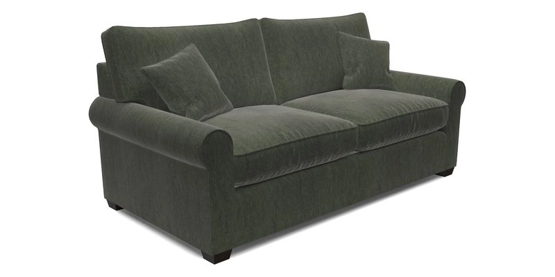 Bignor 3 Seater Sofa in V&A Drawn From Nature Oak Tree Gold