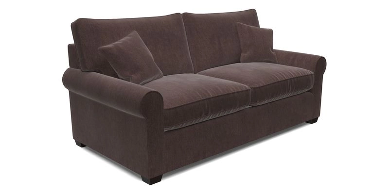 Bignor 3 Seater Sofa in V&A Drawn From Nature Oak Tree Gold